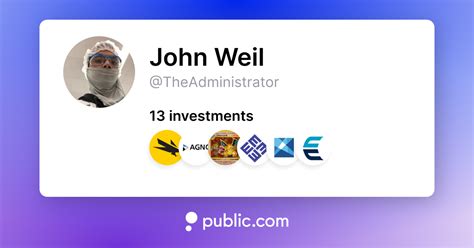 John Weil Theadministrator Investment Portfolio On