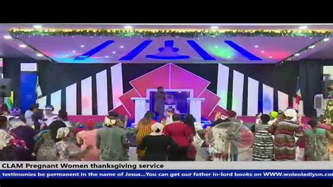 CLAM Pregnant Women Thanksgiving Service 15th December 2020 Pastor