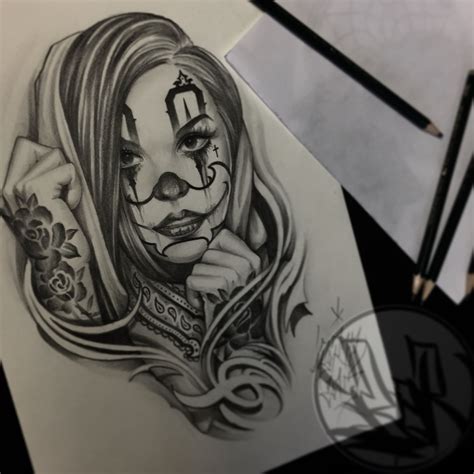 Design By Ivoillatarcos Chicano Art Cs Ink Love Tenerife Black And Grey Chicano Art Tattoos