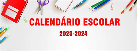 Calendário Escolar