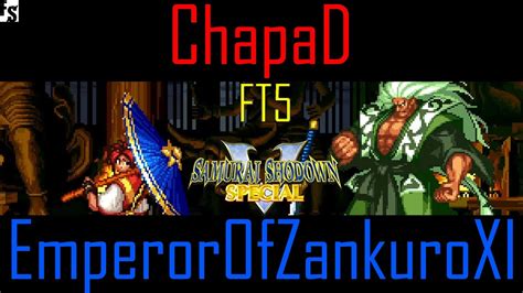 Samurai Shodown V Special Chapad Shizumaru Vs Emperorofzankuroxii