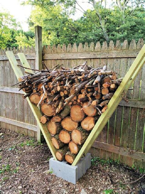 Homemade Diy Firewood Rack Plans For Storage