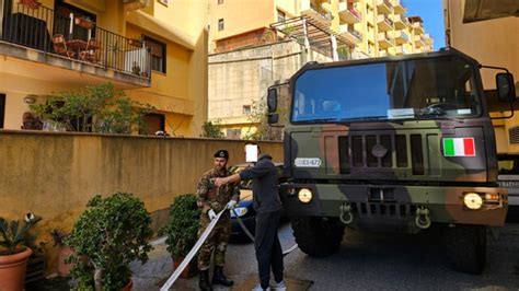 Messina Senz Acqua Interviene L Esercito Italiano EventiPress