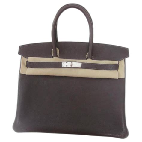 Herm S Birkin Barenia Faubourg Braun Leder Ref Joli Closet