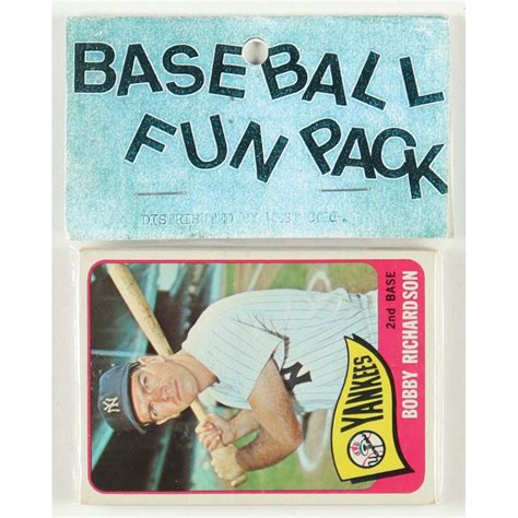 Topps Baseball Card Fun Pack With Cards Pristine Auction