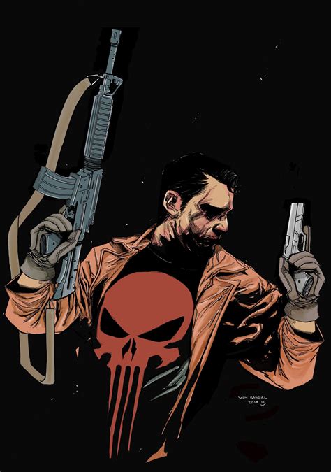 Artstation Punisher Von Randal Punisher Comic Art Artwork