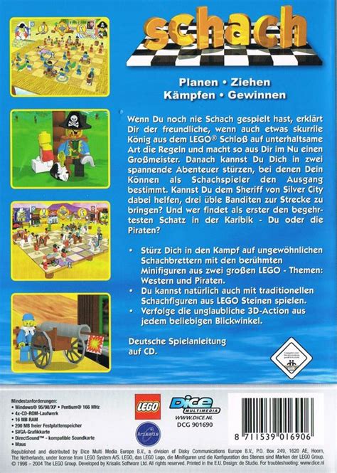 Lego Chess 1998 Windows Box Cover Art Mobygames