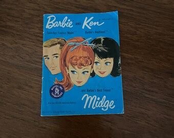 Vintage Barbie Ken Midge And Skipper Booklet 1960 S Barbie Fashion