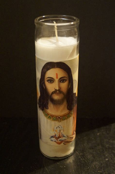 Prayer Altar Church Candle JESUS CHRIST Meditation Catholic Saint ...