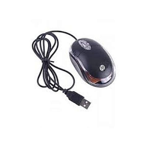 Hp Wired Optical Mouse Black Biashara Kenya