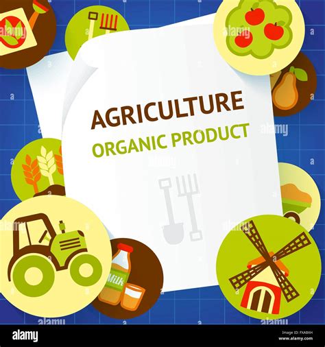 Agriculture background template Stock Vector Image & Art - Alamy