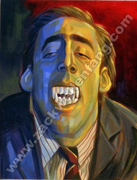 Nicolas Cage Vampire's Kiss Original Painting | Etsy | Vampire kiss ...