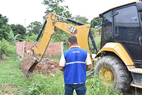 Gated retira construção em fase inicial em área pública de Inoã