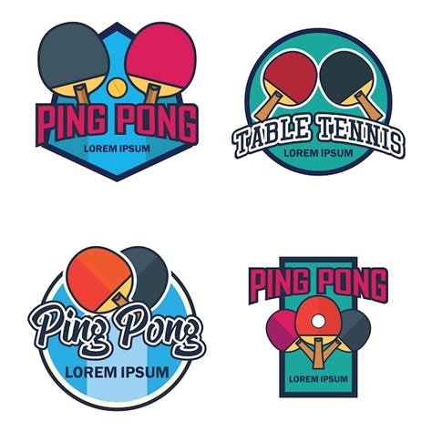 Premium Vector Table Tennis Ping Pong Logo