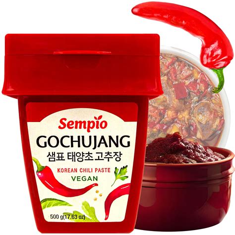 Pasta Z PAPRYKI OSTRA Vegan Gochujang 500g SEMPIO 12762841899 Allegro Pl