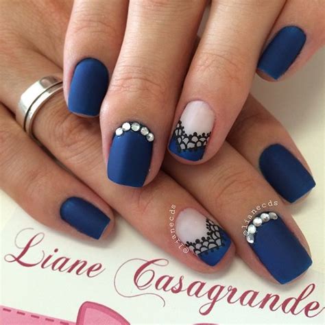 30 DARK BLUE NAIL ART DESIGNS - nenuno creative