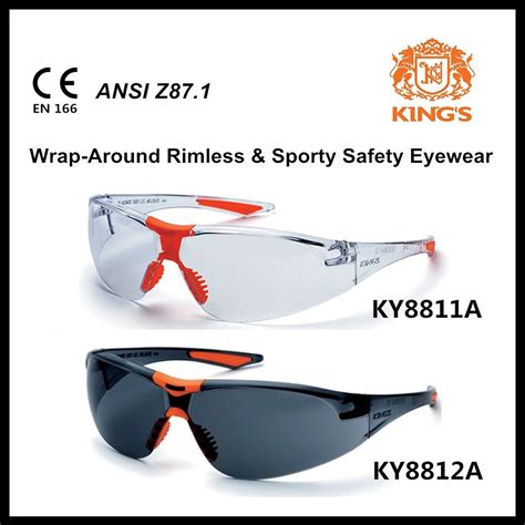 Kings Safety Eyewear Ky8811a Clear Ky8812a Smoke Neuking King Glasses