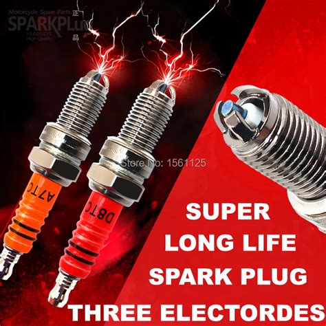 Pcs Super Pcs Electrodes Motor Racing A Tjc Spark Plug For Gy Cr Hix