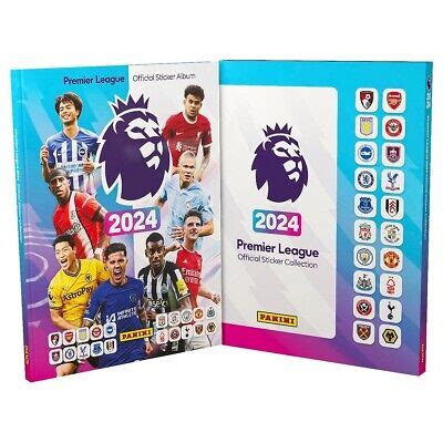 Premier League 2024 Hardback Sticker Album Panini Official Collection