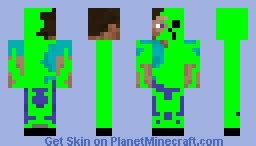 steve creeper Minecraft Skin