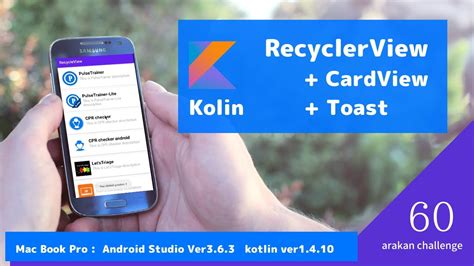 Android Kotlin Recyclerview And Cardview （part1） Youtube