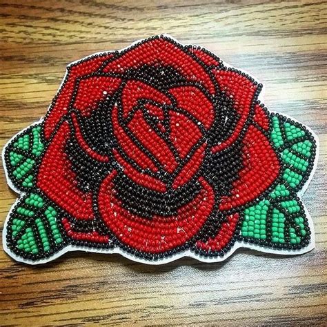 Native American Beaded Roses