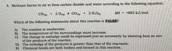 Answered Methane Burns In Air To Form Carbon Dioxide And Water