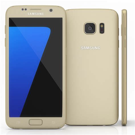 3d Model Galaxy Samsung S7