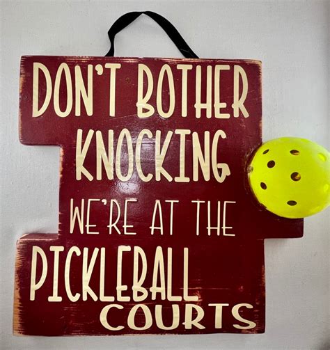 Pickleball Home Decor Door Decorations... Funny Pickleball - Etsy