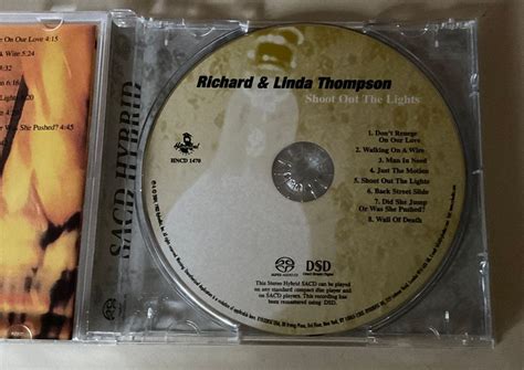 Fs Richard And Linda Thompson Shoot Out The Lights Hybrid Sacd Sold