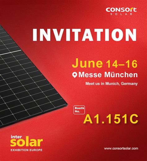 INTER SOLAR EXHIBITION EUROPE Eternal Sun Value Creator Consort Solar