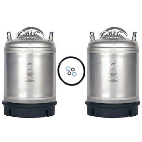 Gallon Ball Lock Keg Two Pack Single Handle New Amcyl