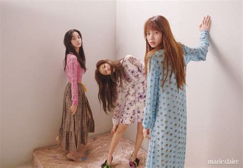 Jisoo Jenny Lisa Blackpink Marie Claire Korean Photoshoots