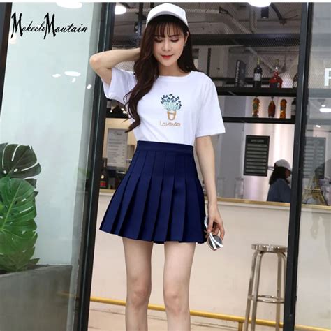 Harajuku Fashion Short Skirt Women Summer 2018 Harajuku Lolita