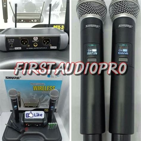 Jual Mic Wireless Shure Pgx Koper Handeld Mic Shopee Indonesia