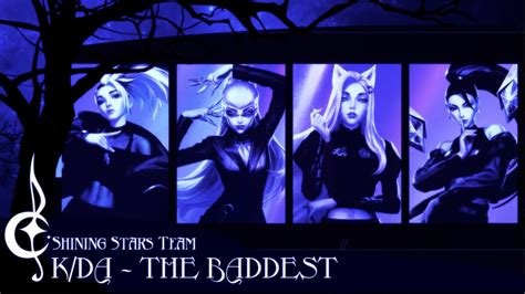 【kda Rus Cover】4 People Chorus The Baddest Shining Stars Team