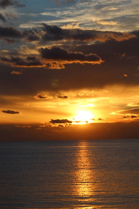 Wallpaper Sunlight Sunset Sea Water Nature Beach Sunrise