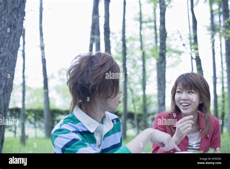 couple   chat stock photo alamy