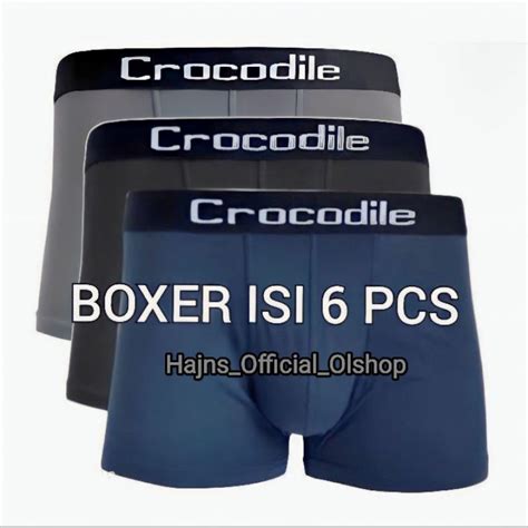 Jual Celana Dalam Pria Boxer 6 Pcs Dewasa Nyaman Bahan Katun Spandek