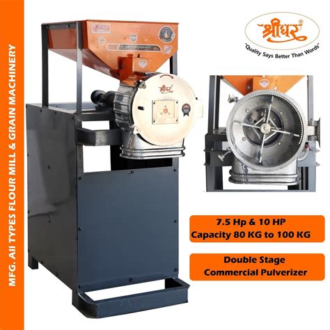 Mild Steel Semi Automatic 75 Hp Pulverizer Atta Chakki 100 Kghr At Rs 55000 In Daskroi