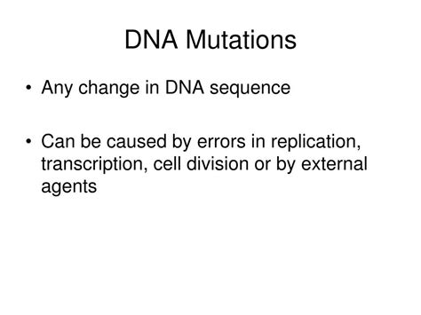 Ppt Mutations Powerpoint Presentation Free Download Id2146301