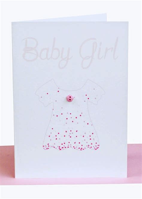 Baby Girl Greeting Card | Lil's Wholesale Handmade Cards