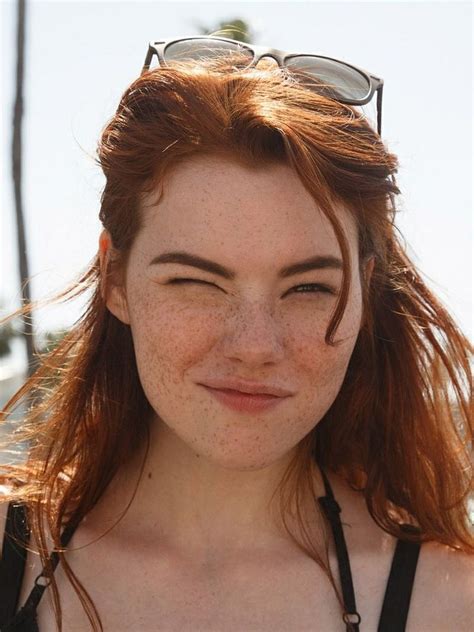 Sabrina Lynn Sabrinalynn Redhead Freckles Top20 Redhead Freckles Beautiful Freckles