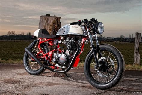 Royal Enfield Bullet Electra Modified Into Café Racer In Stunning Fashion