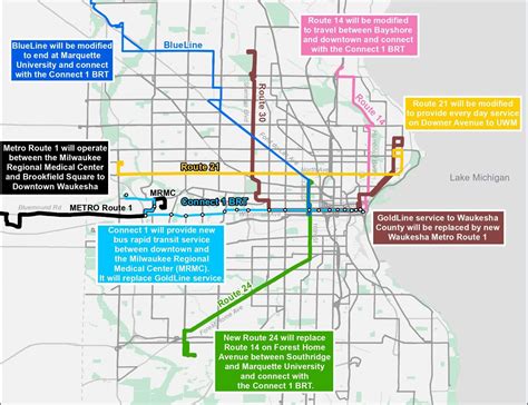 Transportation: 6 Bus Routes Will Change With BRT Launch » Urban Milwaukee