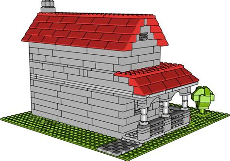 House of bricks, illustration, vector on white background. 34500783 ...