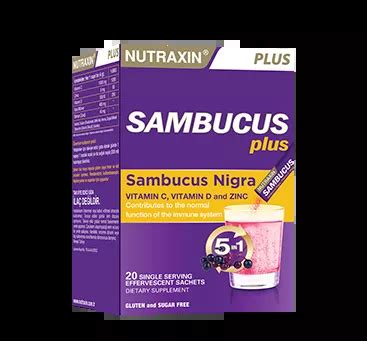 Nutraxin Sambucus Plus Vitamin Takviyesi