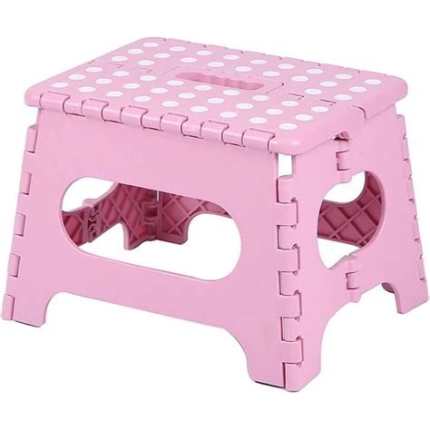 Marchepied pliable en plastique léger pour enfants et adultes tabouret