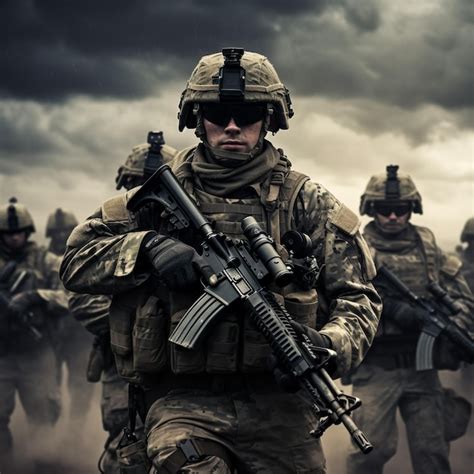 Premium AI Image | United States Army ranger during the military ...