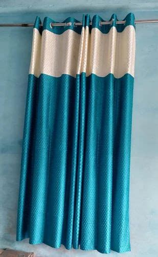 Plain Sky Blue Polyester Door Curtain Size X Inch Wxl At Rs